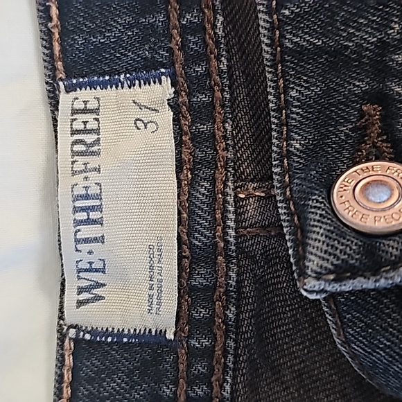 We the Free Piper Mid Rise Crop Wide Leg Jeans Size 31 - Picture 10 of 15